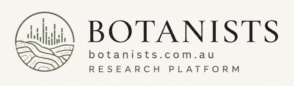 BOTANISTS — botanists.com.au research platform